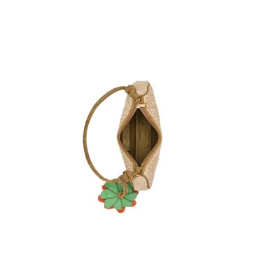 THE SUMMER WOVEN CHARM SHOULDER BAG